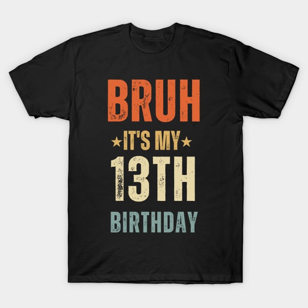 "Bruh, It's My 100 Days of School Tee" 2 T-Shirt by AIEvolution